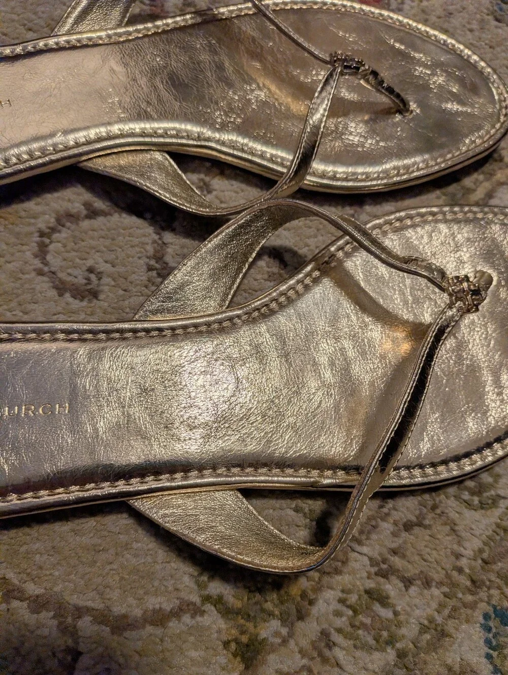 Tory Burch Capri Leather Flip Flop Sandals